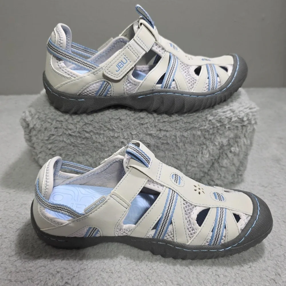 JBU‎ Regional Water Ready Women's Breathable Sandals Size 7 Blue Bone Summer